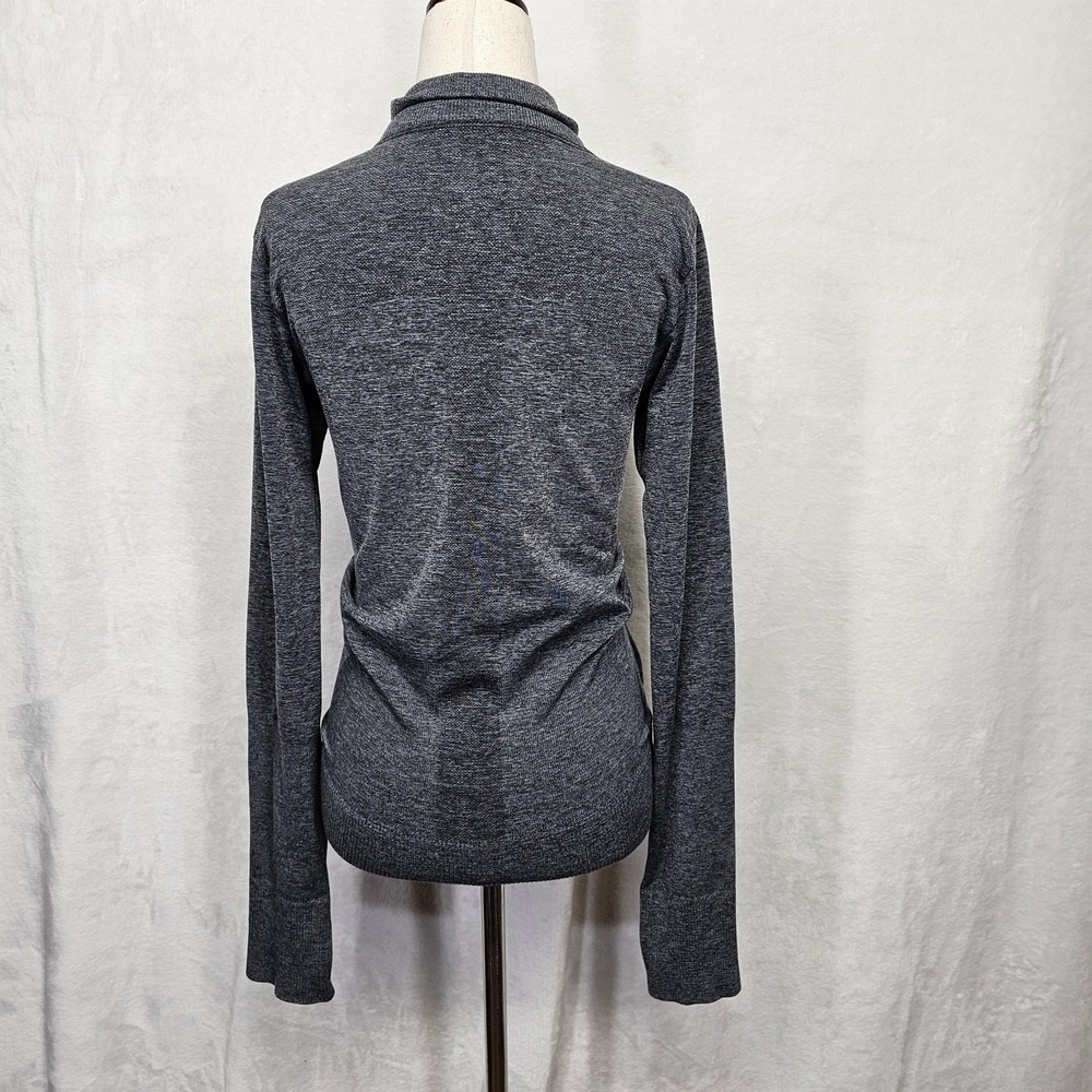 Oakley Jacket Womens Small Gray Full Zip Thumb Holes Long Sleeve Athletic Top - Picture 4 of 10